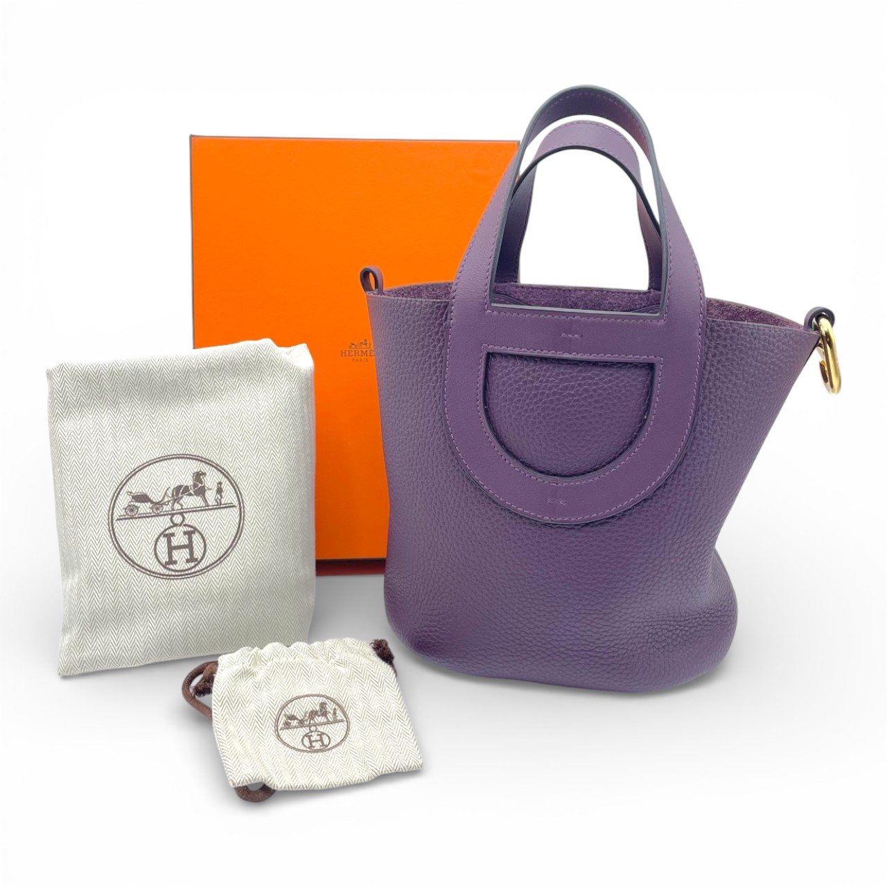 エルメス インザループ PM カシス トリヨンクレマンス ゴールド金具 U刻印