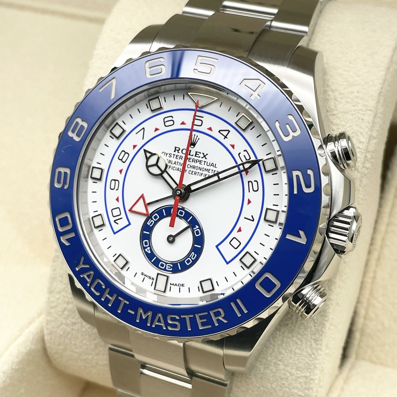 ロレックス ヨットマスター II 116680 ホワイト ステンレススチール 44ｍｍ