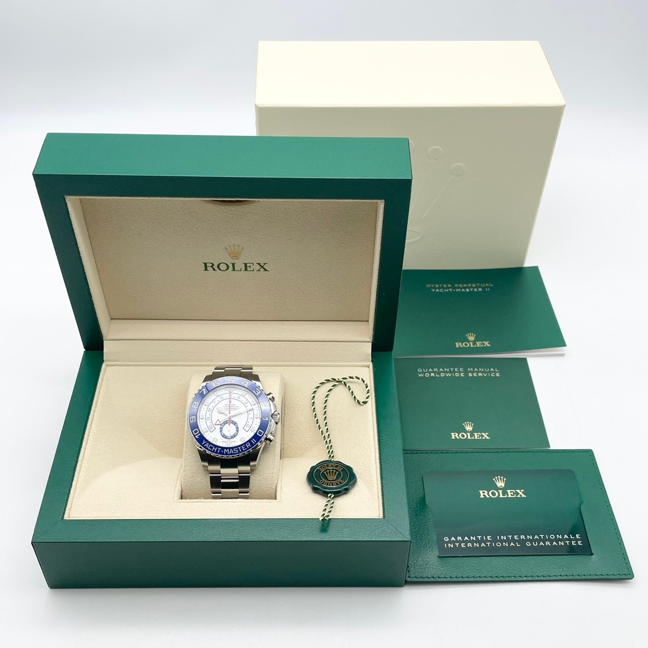 ロレックス ヨットマスター II 116680 ホワイト ステンレススチール 44ｍｍ