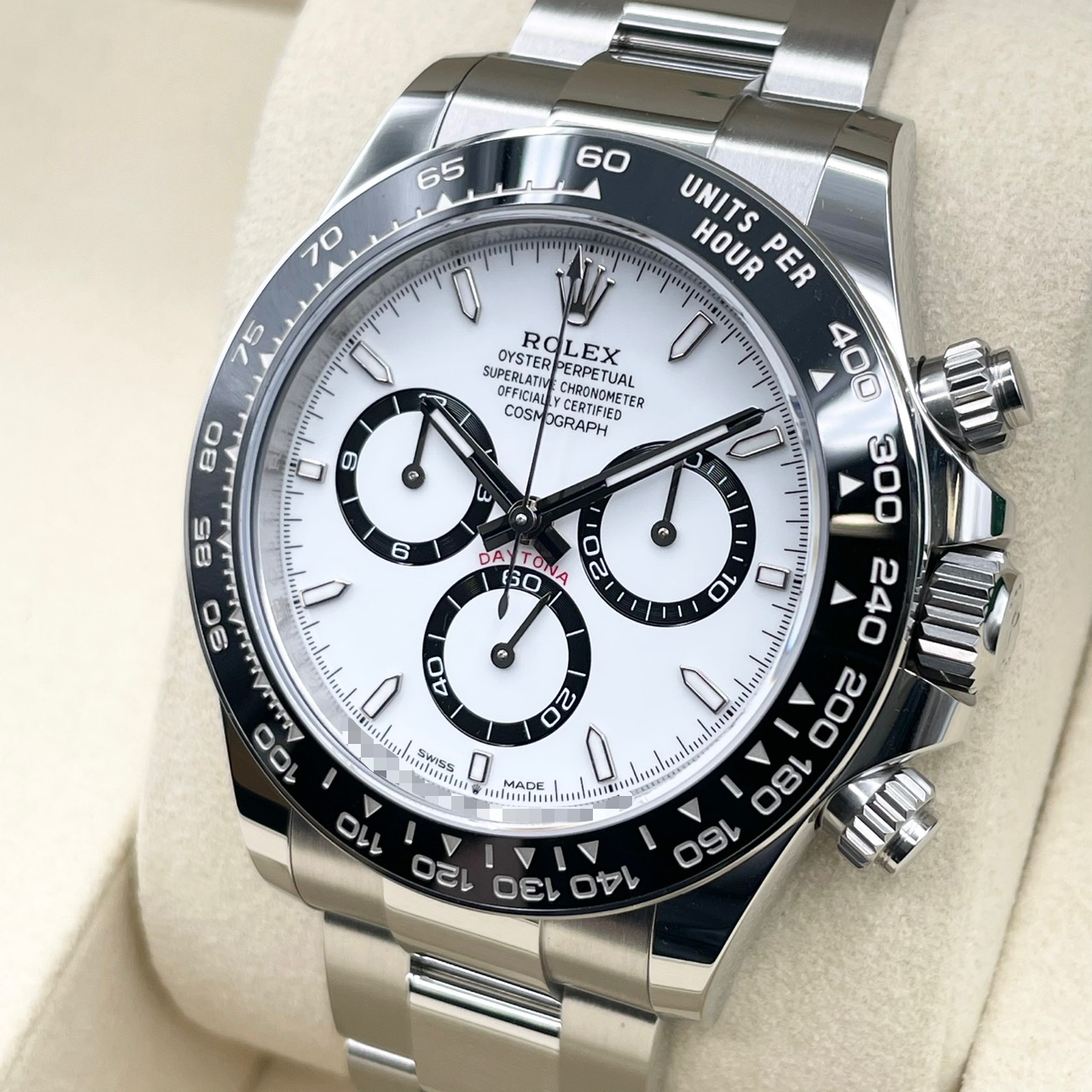 ロレックス デイトナ 126500LN ホワイト ステンレススチール 40mm
