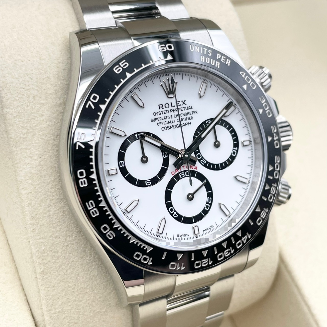 ロレックス デイトナ 126500LN ホワイト ステンレススチール 40mm
