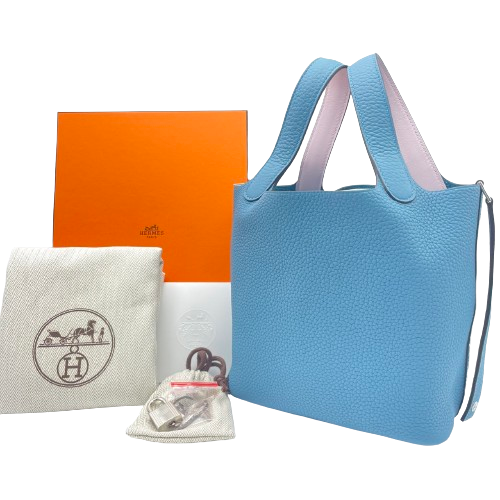 エルメス ピコタンロック エクラ PM ニューブルージーン