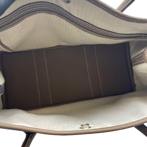 エルメス ガーデンパーティー PM エトゥープ ネゴンダ シルバー金具 U刻印