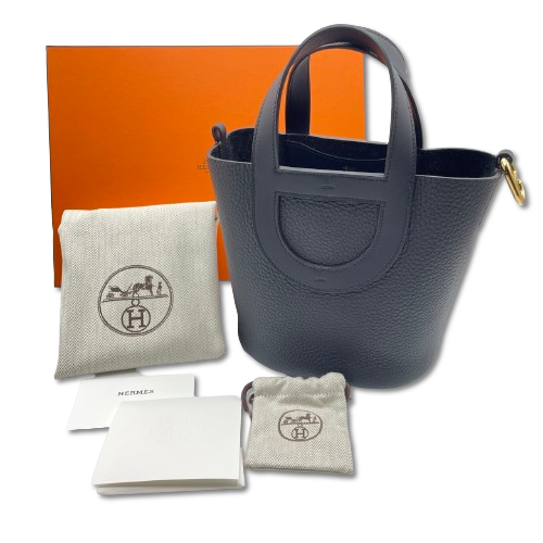 エルメス インザループ PM ノワール トリヨンクレマンス ゴールド金具 W刻印