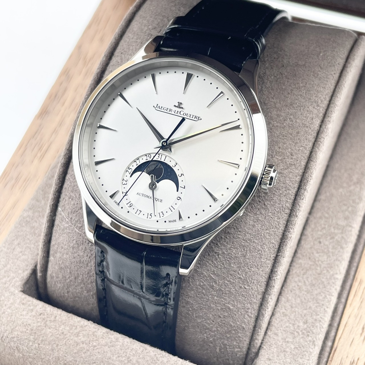 ジャガー・ルクルト マスター・ウルトラスリム ムーン Q1248421 シルバーグレー 36ｍｍ