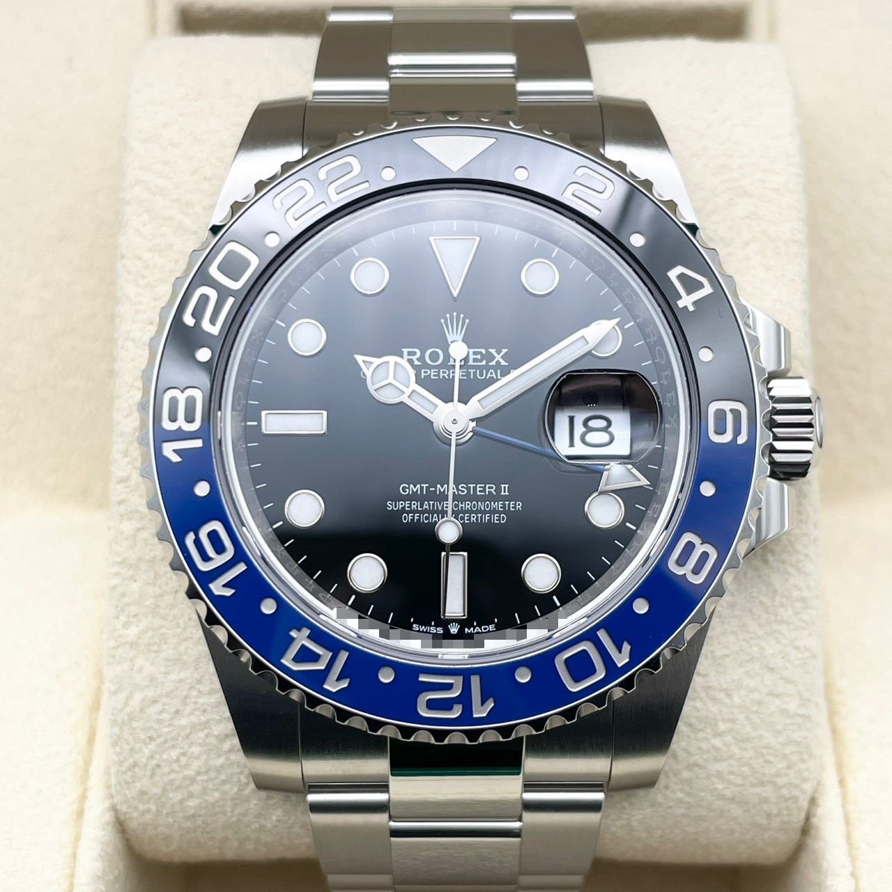 ロレックス GMTマスターII 126710BLNR バットマン オイスターブレス 40mm