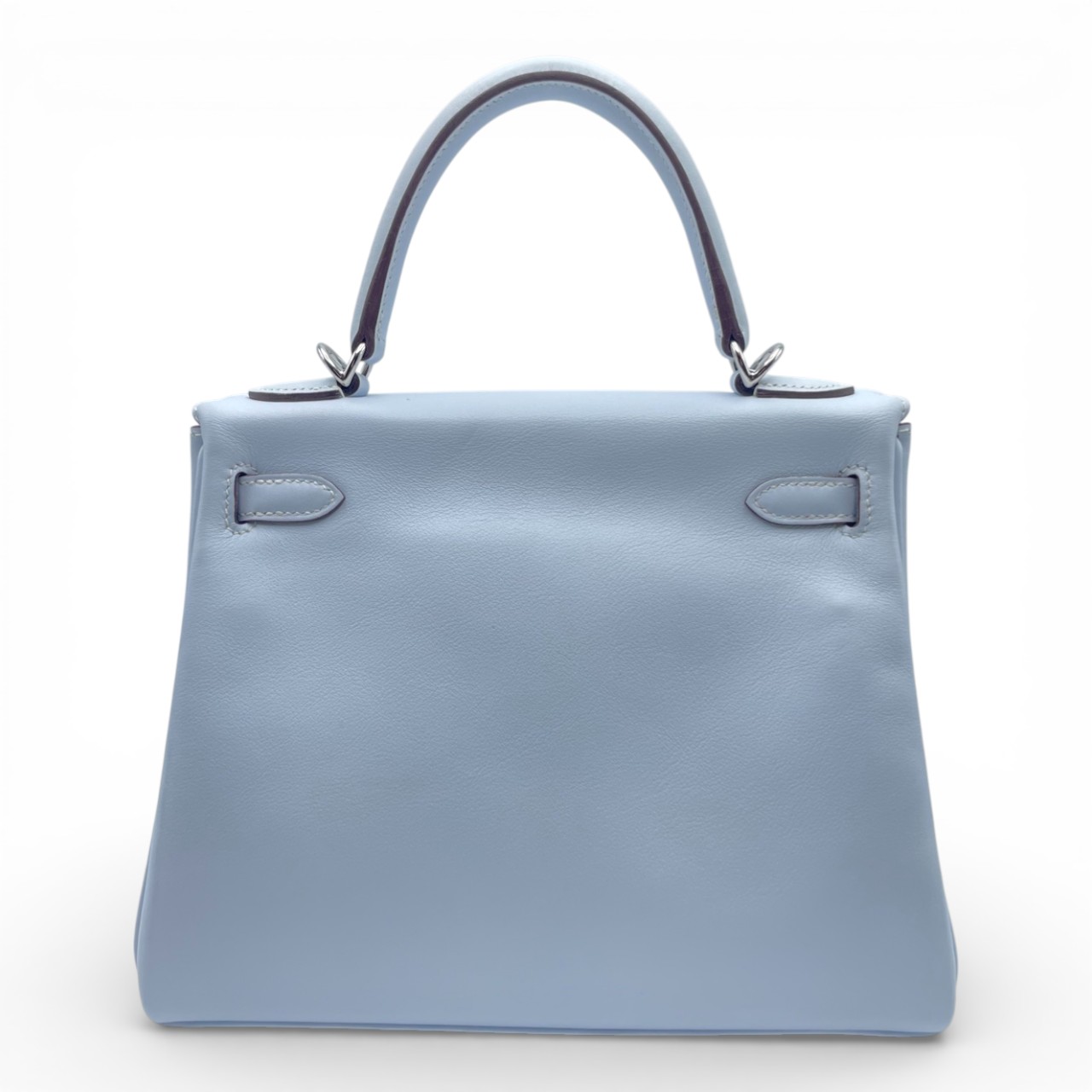 エルメス ケリー 25 ブルーブリュム スイフト シルバー金具 Z刻印