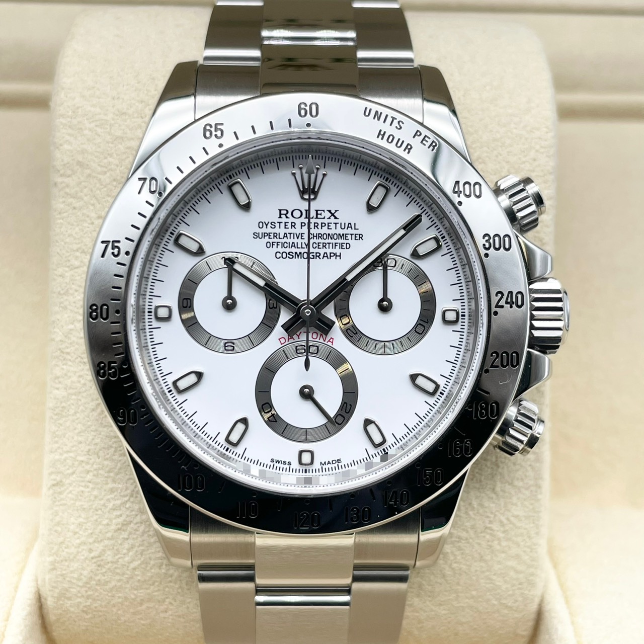 ロレックス デイトナ 116520 ホワイト ステンレススチール 40mm