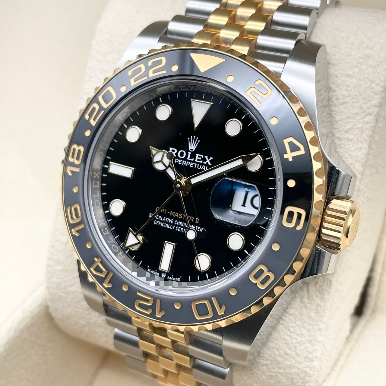 ロレックス GMTマスターII 126713GRNR ジュビリーブレス ブラック 40mm