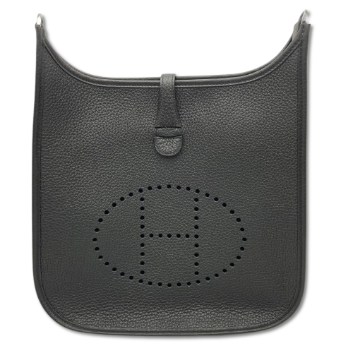 エルメス エヴリン(エブリン) PM ノワール トリヨンクレマンス シルバー金具 W刻印