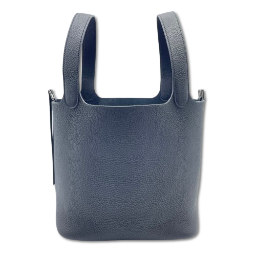 エルメス ピコタンロック MM ノワール トリヨンクレマンス シルバー金具 W刻印