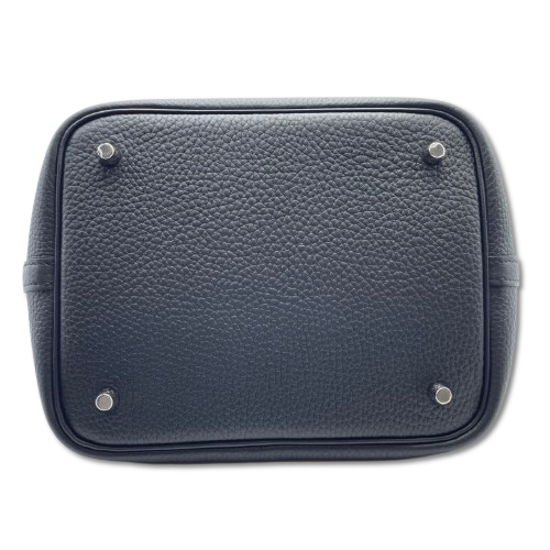 エルメス ピコタンロック MM ノワール トリヨンクレマンス シルバー金具 W刻印