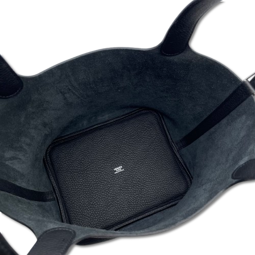 エルメス ピコタンロック MM ノワール トリヨンクレマンス シルバー金具 W刻印