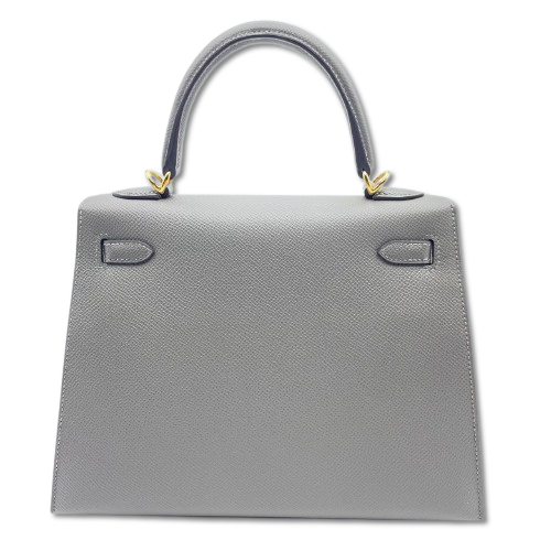 エルメス ケリー 25 グリメイヤー エプソン ゴールド金具 W刻印