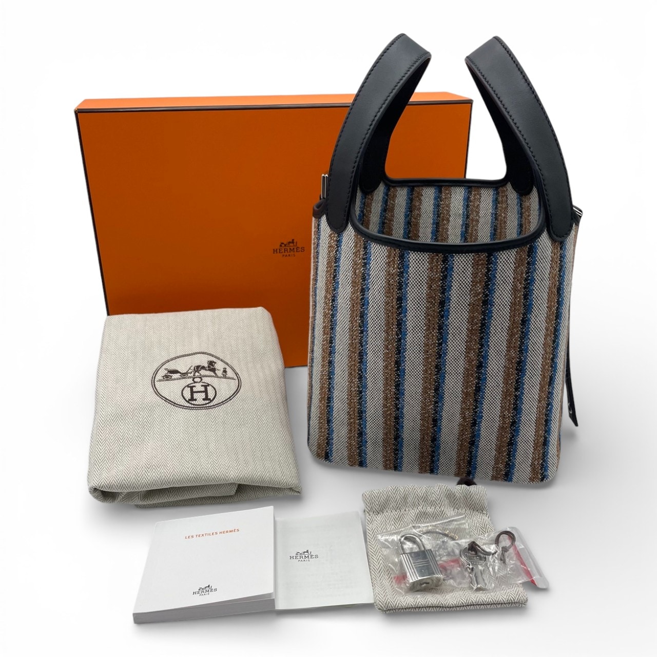 エルメス ピコタンロック クーベルチュール PM ノワール/エクリュ