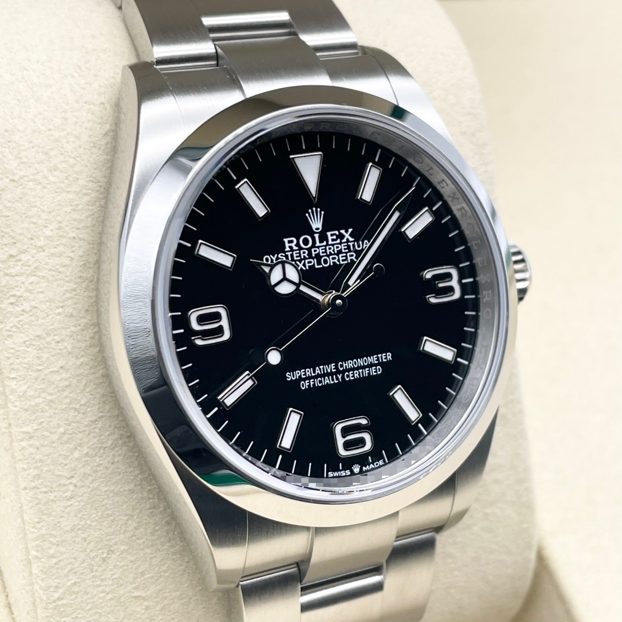 【保証書日付2026年2月！】 ロレックス エクスプローラー 124270 ブラック 36mm
