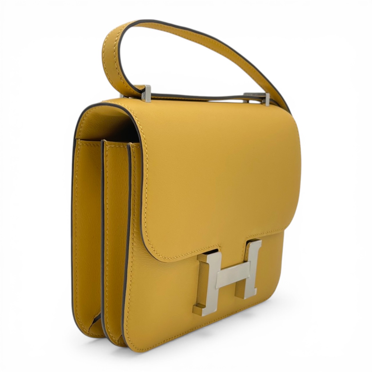 エルメス コンスタンスミニ  18 パイユ スイフト シルバー金具 K刻印