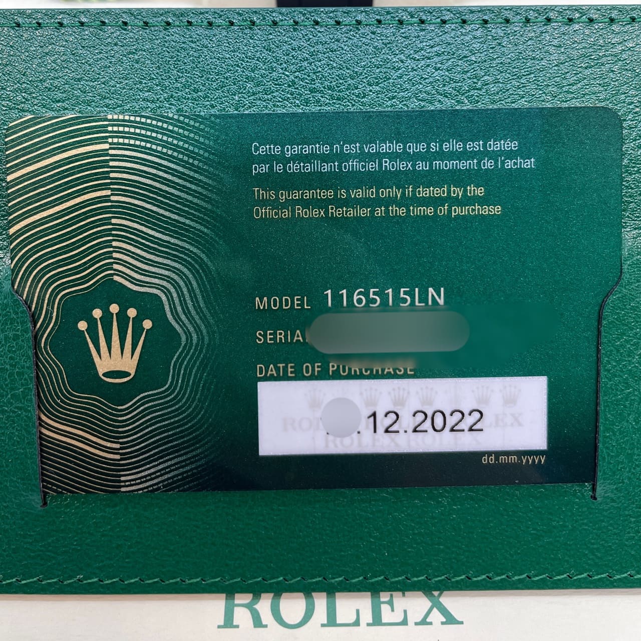 ロレックス デイトナ 116515LN ブラックラバーベルト ブラック&ピンク