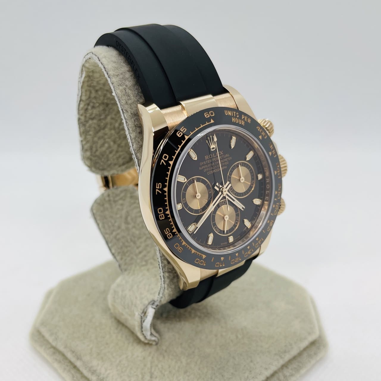 ロレックス デイトナ 116515LN ブラックラバーベルト ブラック&ピンク