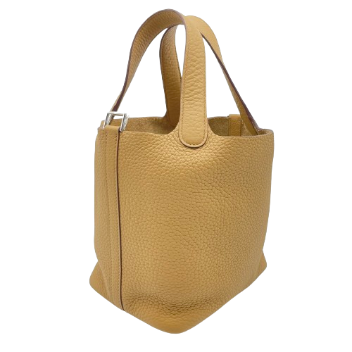 【現金特価】エルメス ピコタンロック PM ビスキュイ トリヨンクレマンス  シルバー金具 B刻印