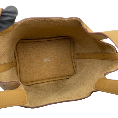 【現金特価】エルメス ピコタンロック PM ビスキュイ トリヨンクレマンス  シルバー金具 B刻印