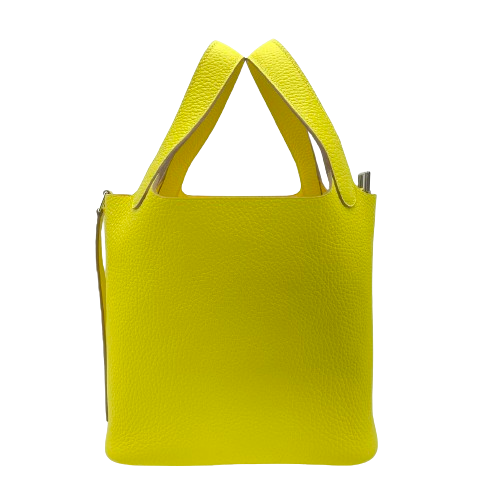 【近代モデル】HERMES エルメス ピコタンロック MM クレ B刻印*° エルメス ピコタンロック PM ライム トリヨンクレマンス シルバー金具