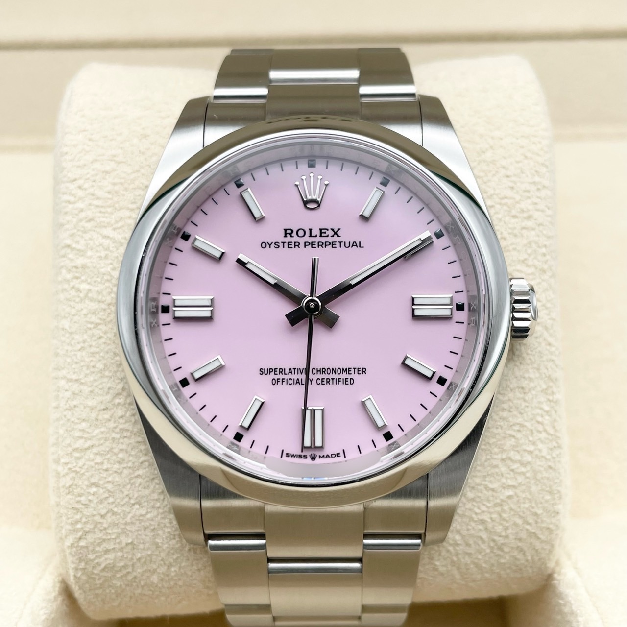 ロレックス オイスターパーペチュアル 126000 ピンク オイスターブレスレット 36mm
