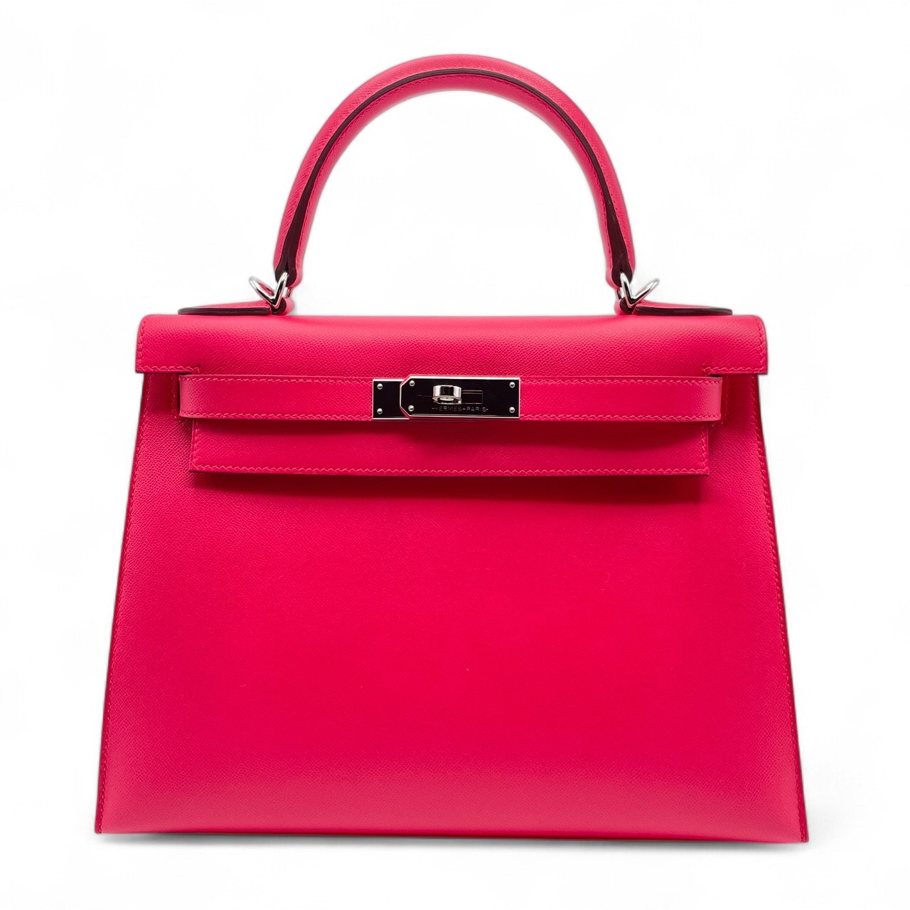 エルメス ケリー 28 ローズエクストリーム ヴォーマダム シルバー金具 Z刻印