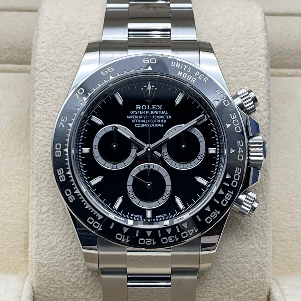 ロレックス デイトナ 126500LN  ブラック 40mm ステンレススチール オイスターブレス