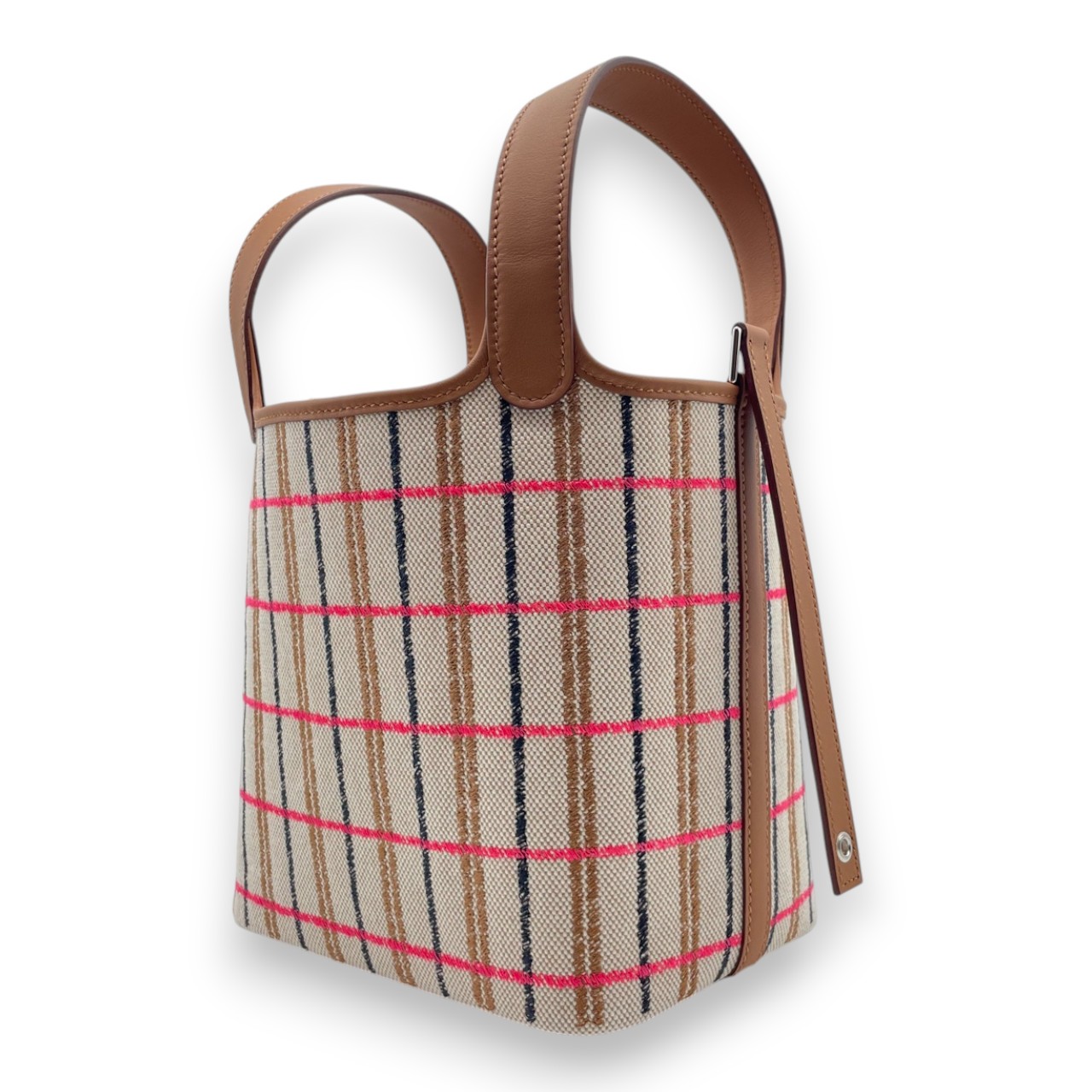 エルメス ピコタンロック クーベルチュール PM ゴールド/エクリュ トワルアッシュ/スイフト シルバー金具 K刻印