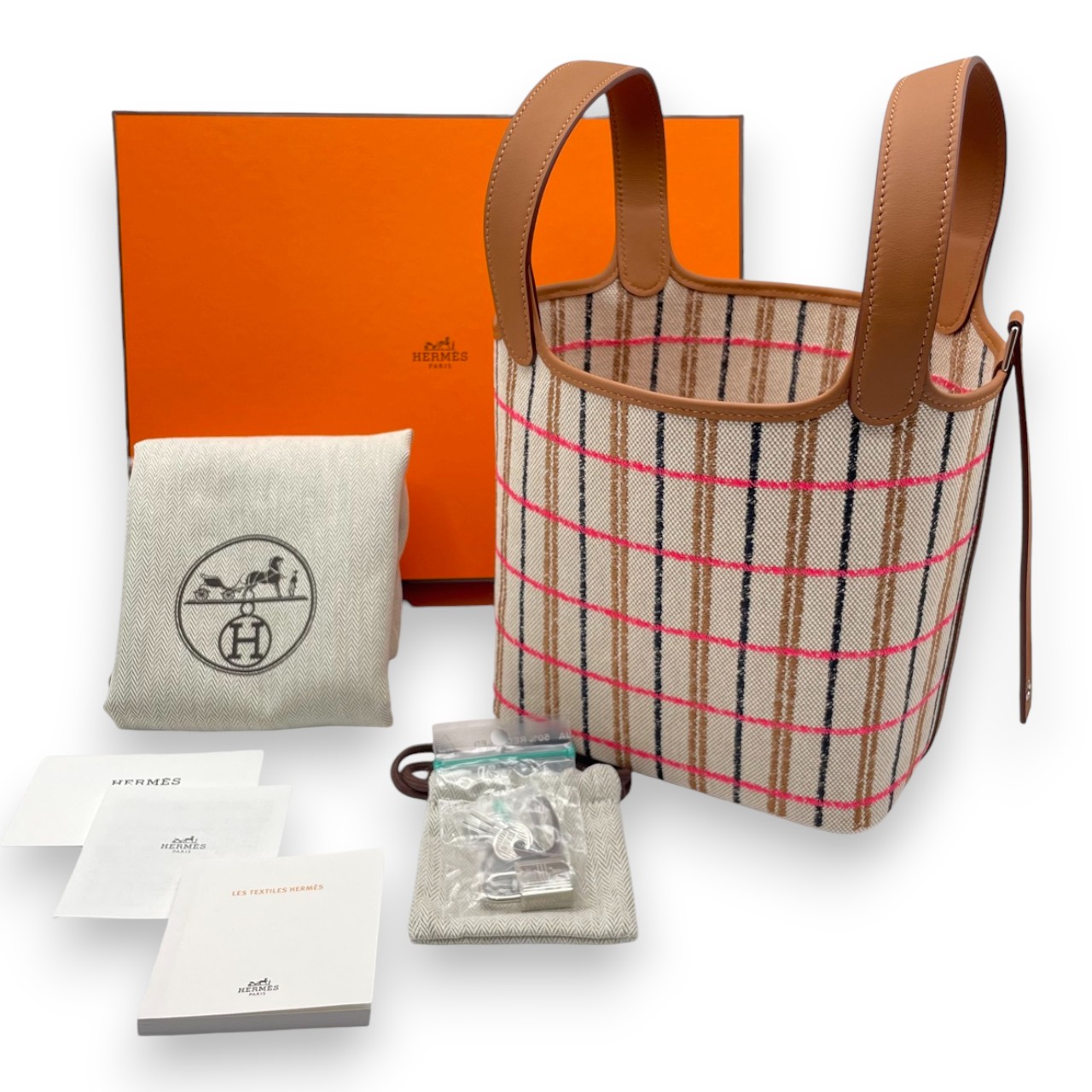 エルメス ピコタンロック クーベルチュール PM ゴールド/エクリュ