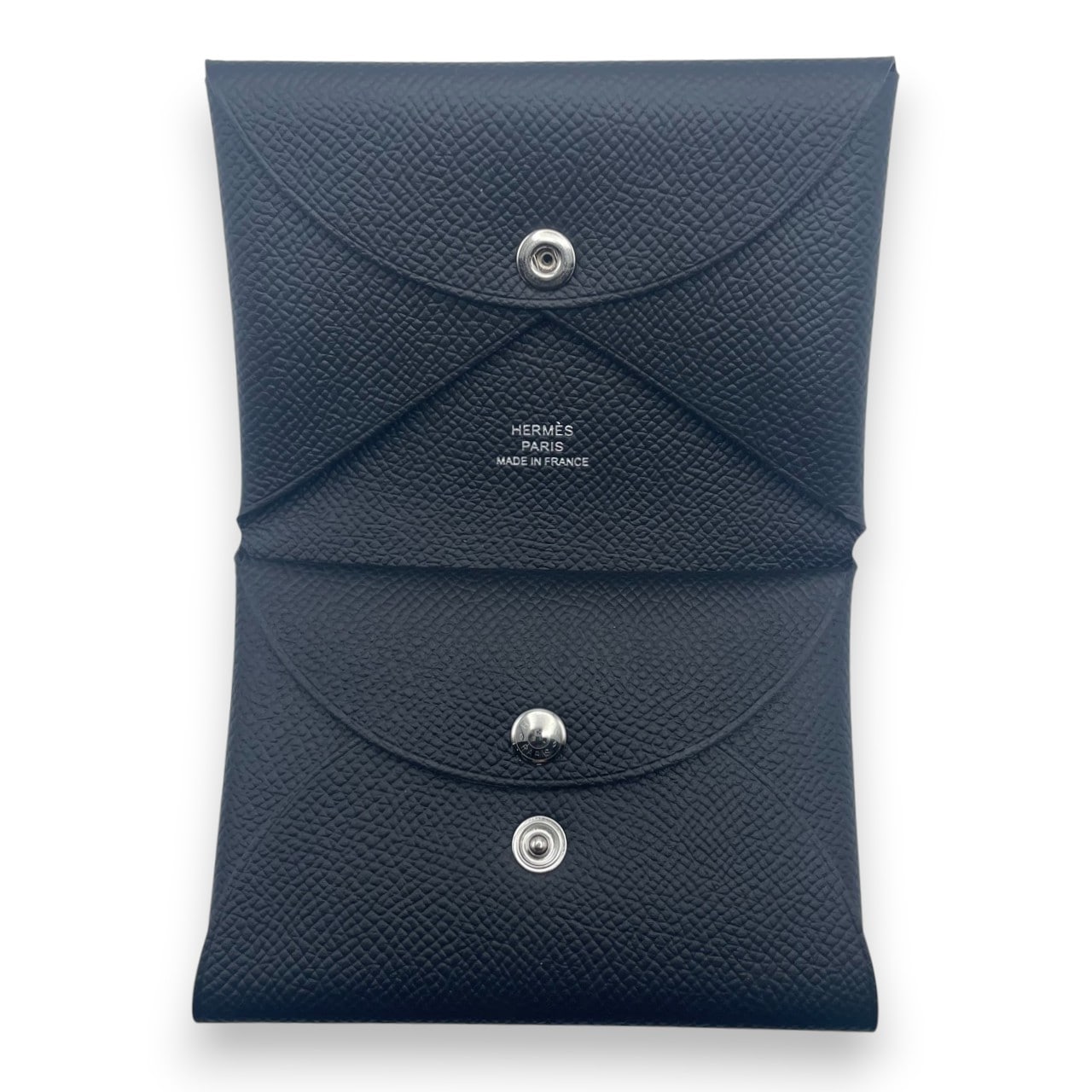 新品未使用国内ブティック購入エルメスHERMESカルヴィデュオノワール エルメス カルヴィ デュオ ノワール エプソン シルバー金具 W刻印