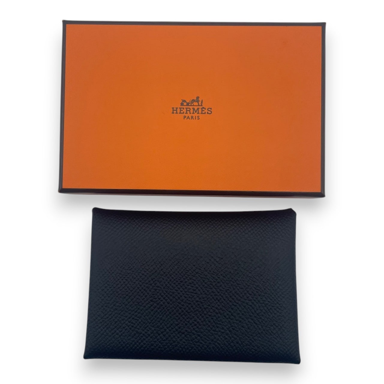 エルメス カルヴィ デュオ ノワール エプソン シルバー金具 W刻印