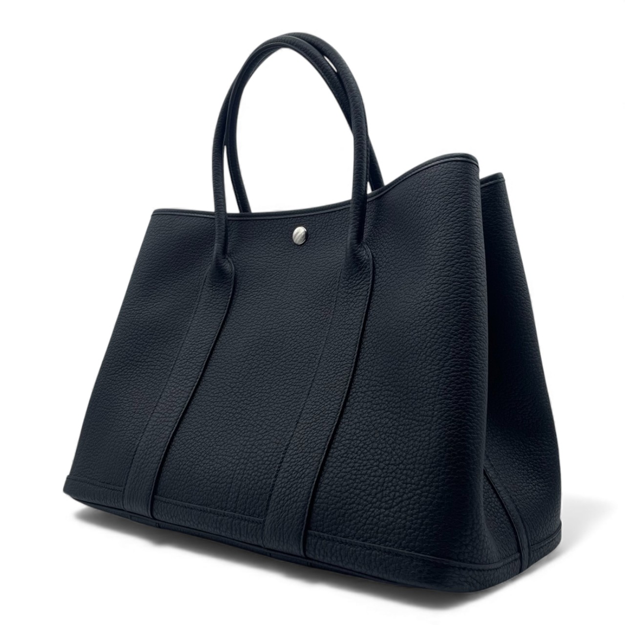 エルメス ガーデンパーティー PM ノワール ネゴンダ シルバー金具 Z