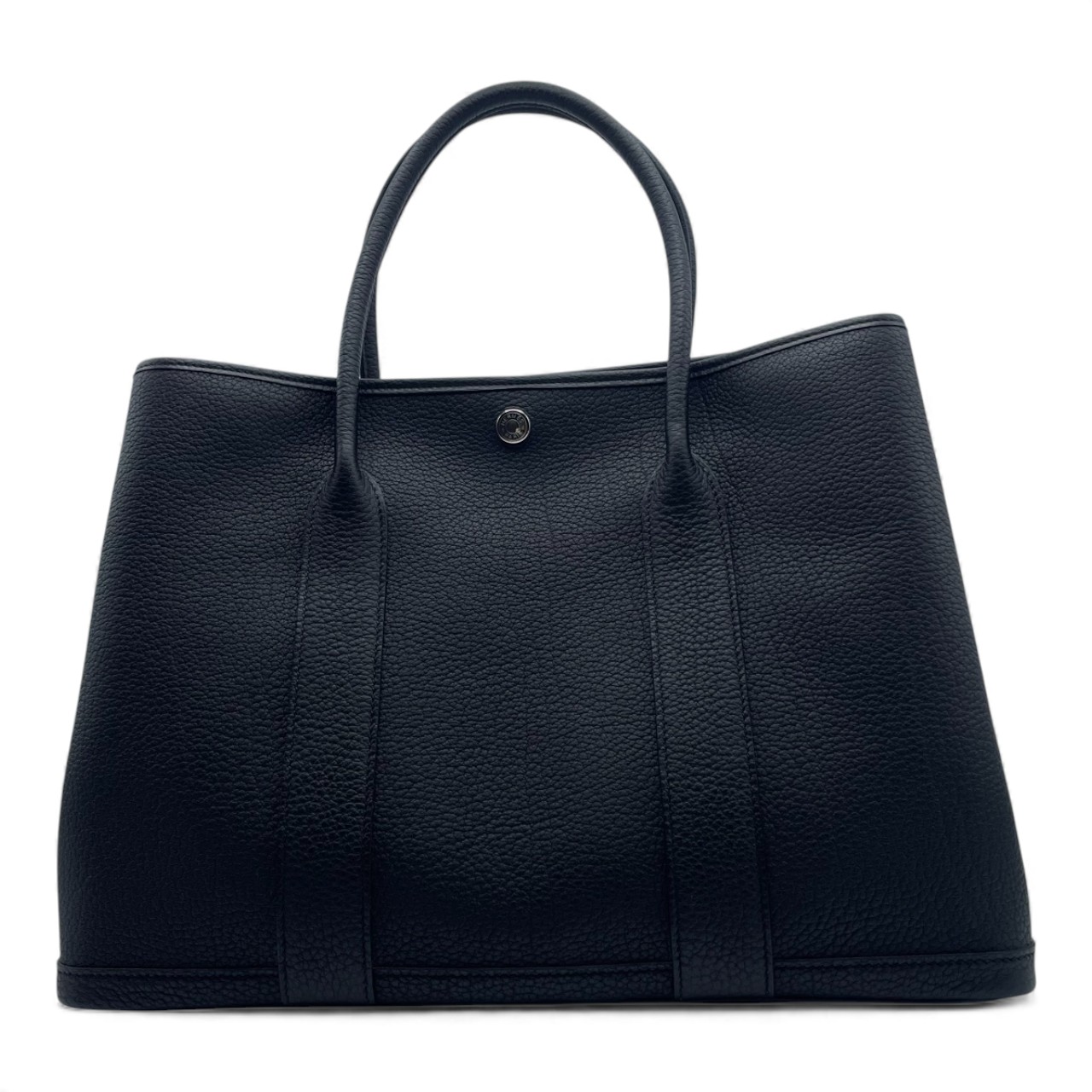 エルメス ガーデンパーティー PM ノワール ネゴンダ シルバー金具 Z