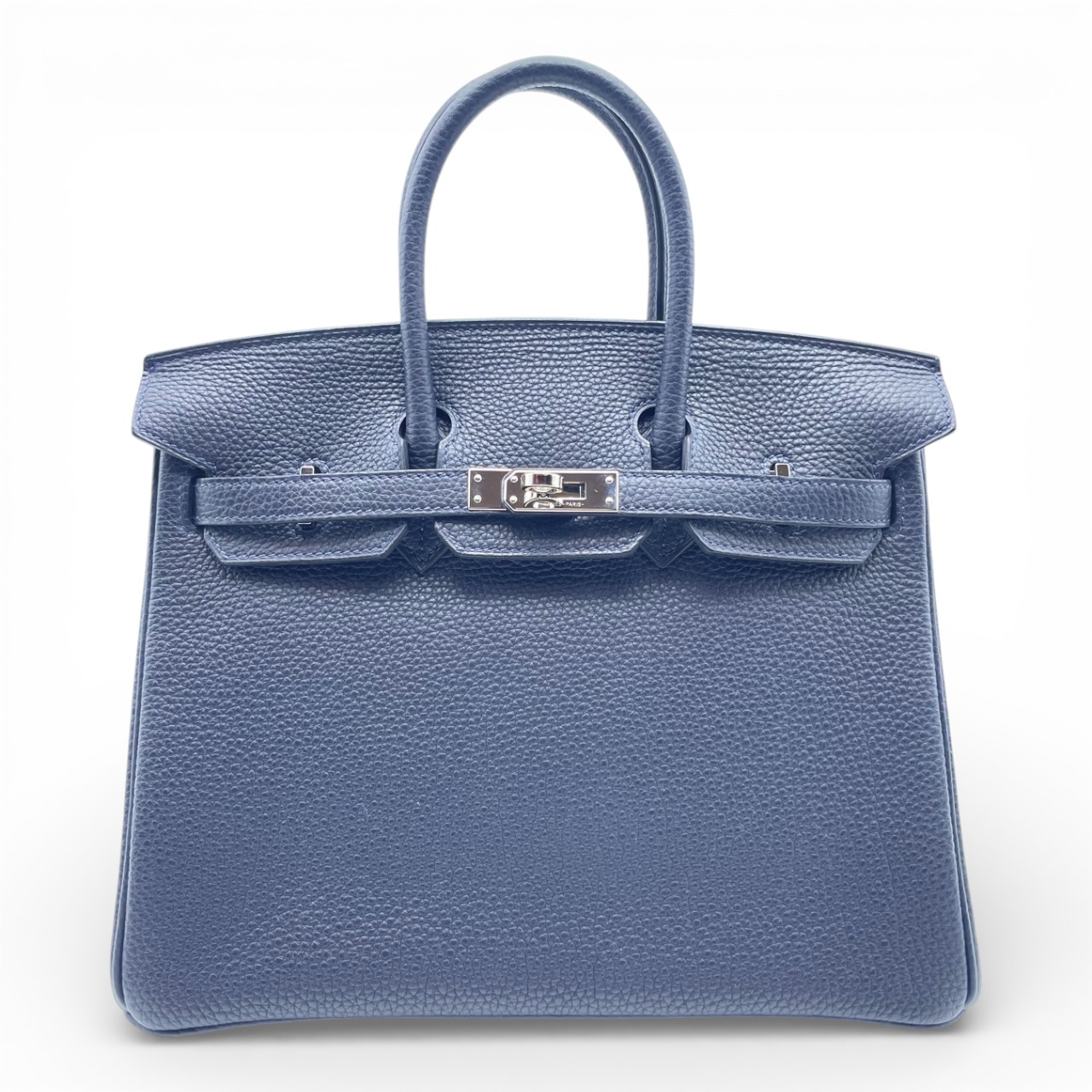 エルメス バーキン 25 ブルーニュイ トゴ シルバー金具 Y刻印