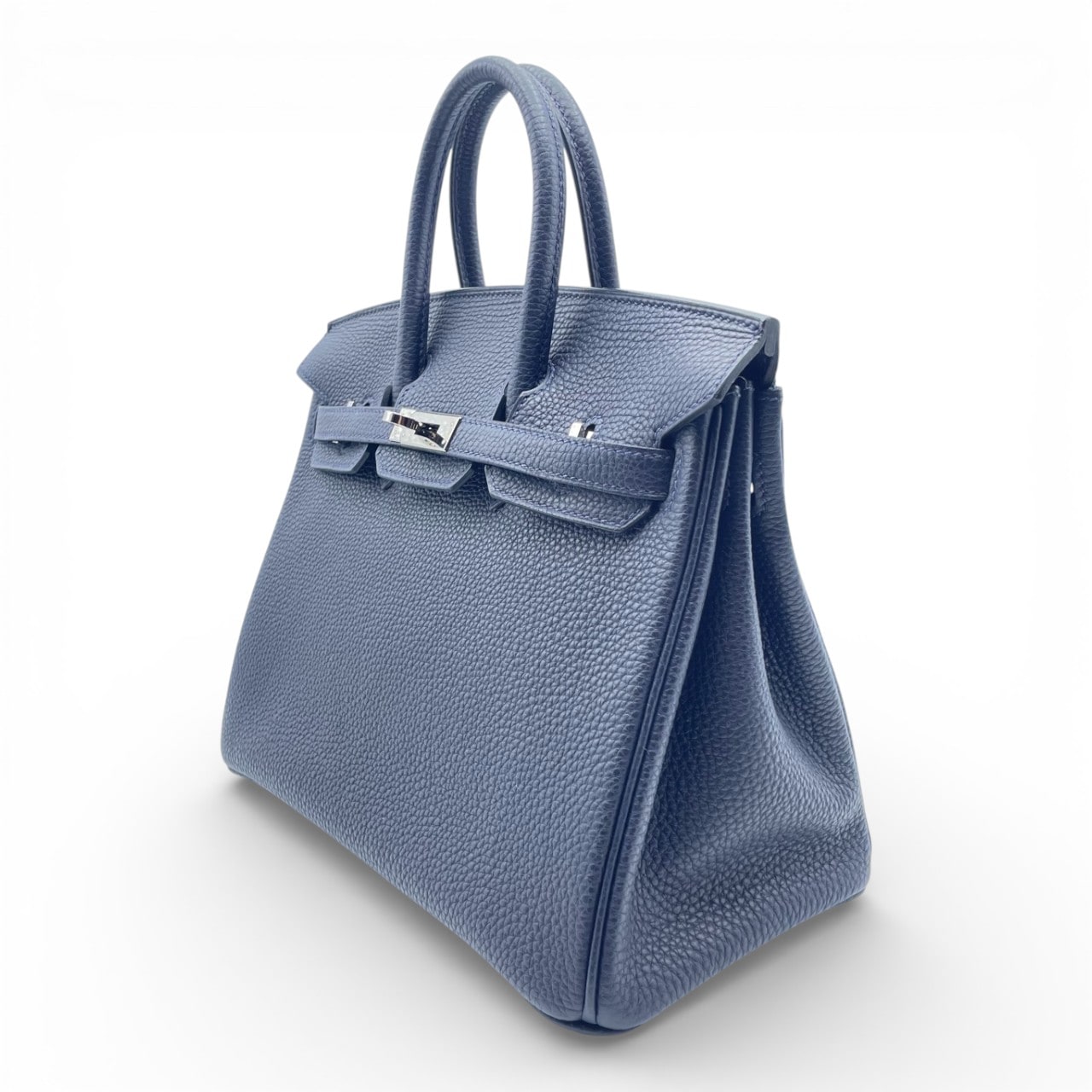 エルメス バーキン 25 ブルーニュイ トゴ シルバー金具 Y刻印