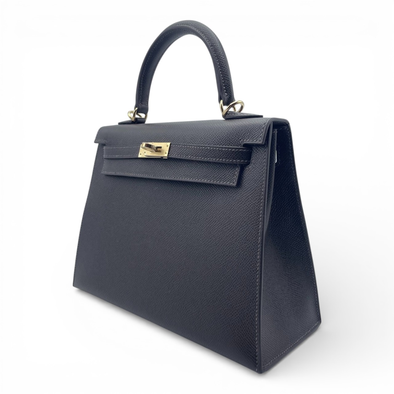 エルメス ケリー 25 べブラン エプソン シャンパンゴールド金具 K刻印