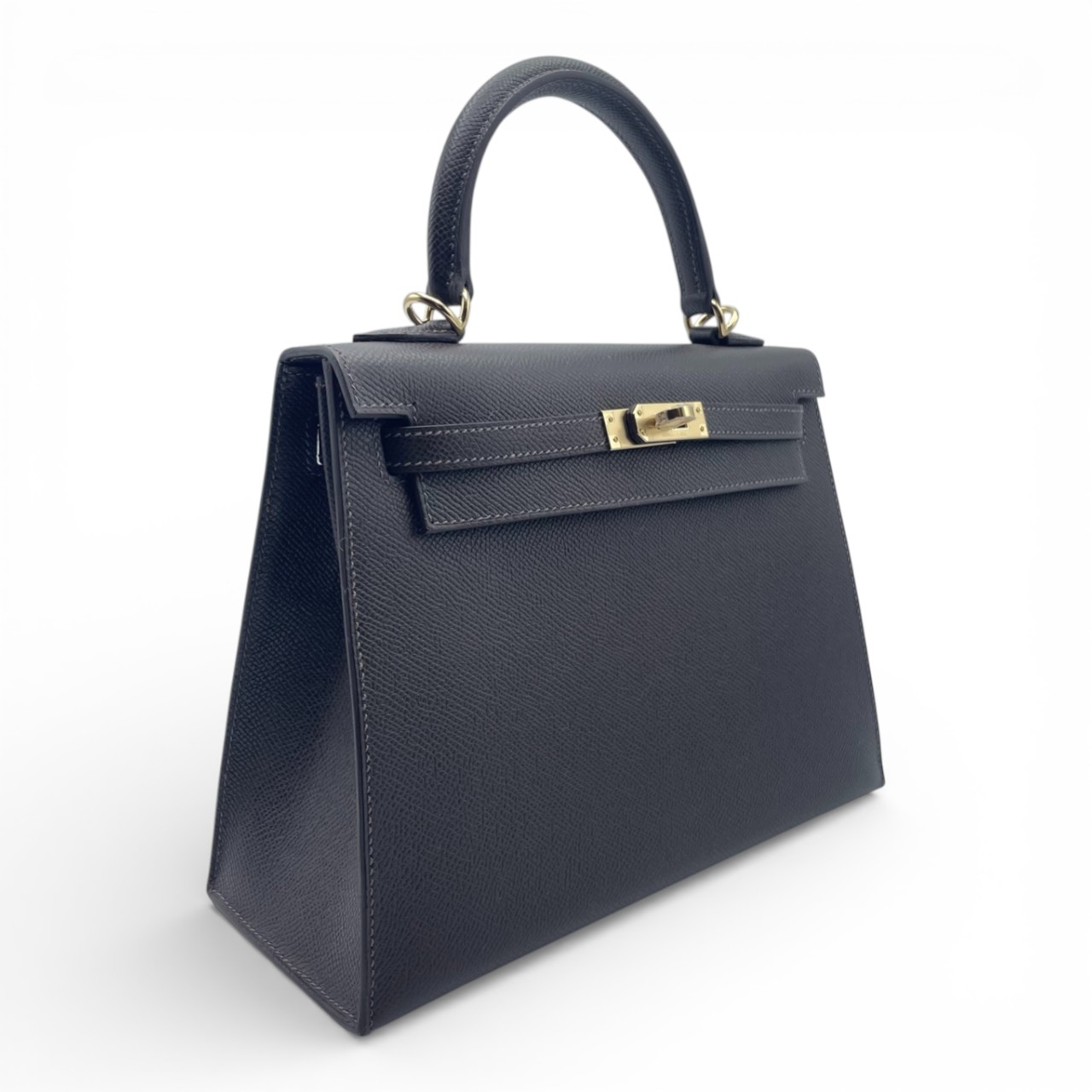 エルメス ケリー 25 べブラン エプソン シャンパンゴールド金具 K刻印