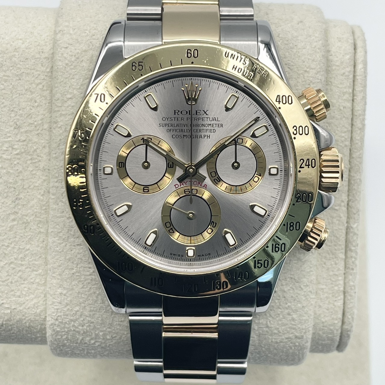 【F番】【日ロレ 付属品完品！】ロレックス デイトナ 116523 グレー 40mm