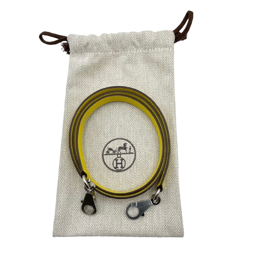 【現金特価】エルメス ケリー 25 ジョーヌナプル エプソン シルバー金具 B刻印