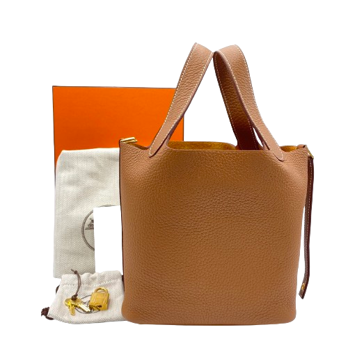 エルメス ピコタンロック PM ゴールド トリヨンクレマンス  ゴールド金具 B刻印