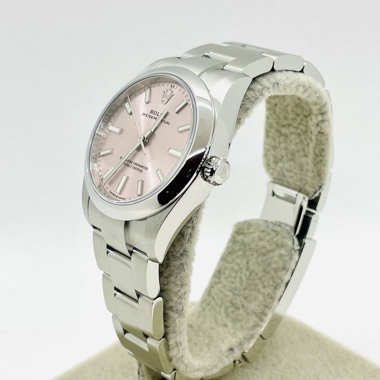 ロレックス オイスターパーペチュアル 124200 ピンク