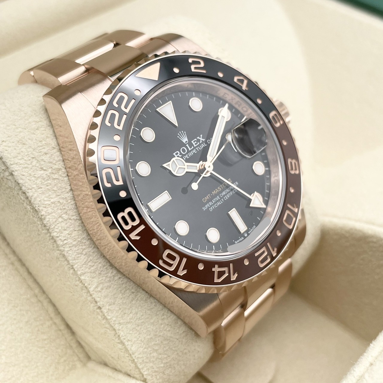 ロレックス GMTマスターII 126715CHNR ブラック エバーローズゴールド