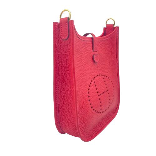 エルメス ミニエヴリン TPM ヴァーミリオン トリヨンクレマンス ゴールド金具 B刻印