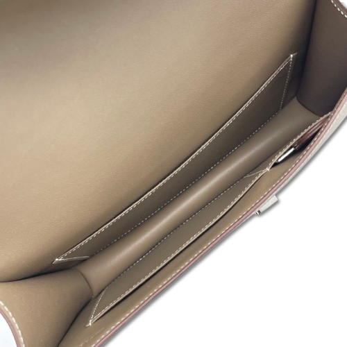 エルメス コンスタンスエラン 25 エトゥープ エプソン シルバー金具 W刻印