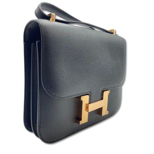 エルメス コンスタンスミニ 18 ノワール エプソン ローズゴールド金具 Z刻印