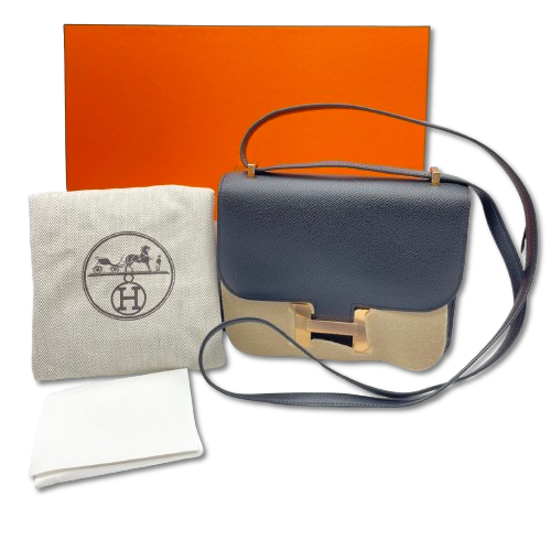 エルメス コンスタンスミニ 18 ノワール エプソン ローズゴールド金具 Z刻印