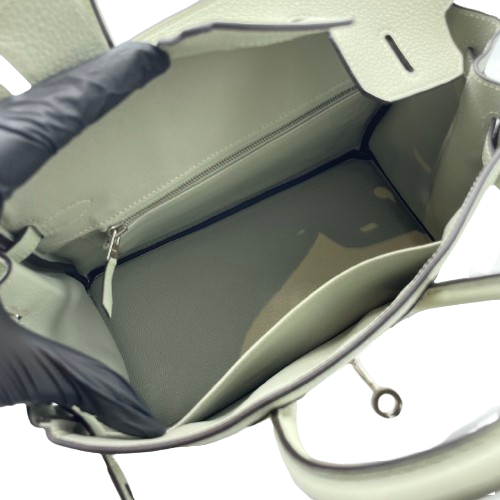 エルメス バーキン 25 グリネヴェ トゴ シルバー金具 B刻印