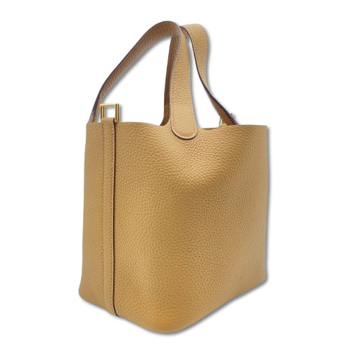 エルメス ピコタンロック PM ビスキュイ トリヨンクレマンス ゴールド